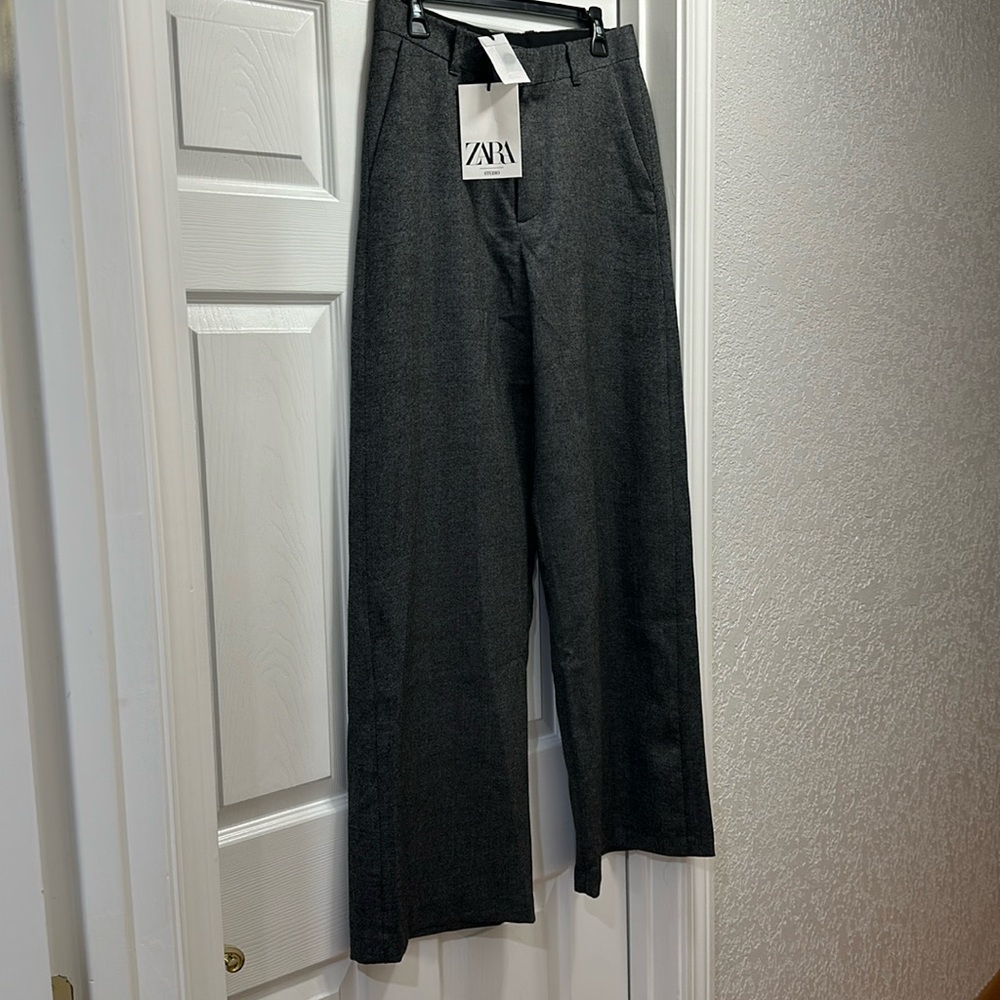 Zara 100%lana wool trousers